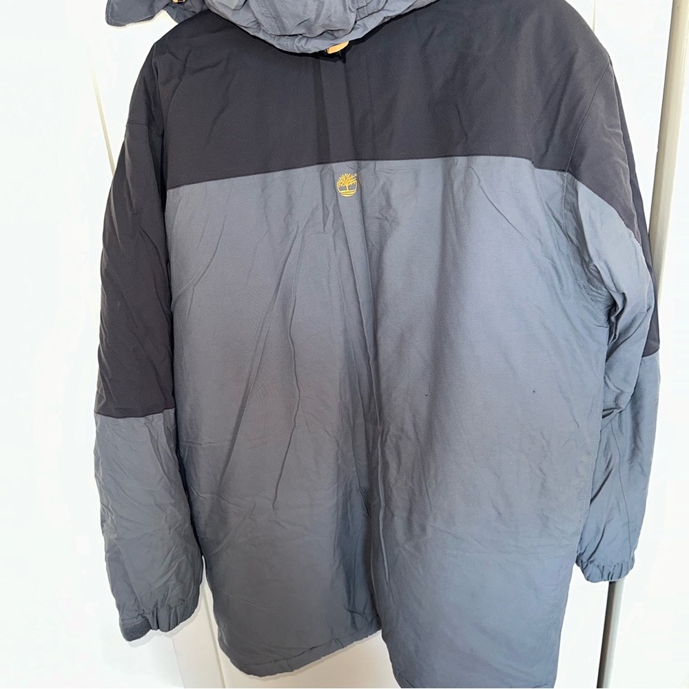 Timberland Weather Gear Waterproof Utility Jacket Grey/Blue Size: Medium - Picture 4 of 13